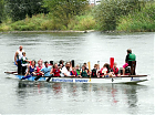 Im Drachenboot auf der Weser