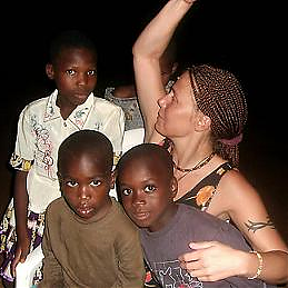 Christine auf Urlaub in Nigeria - 2007