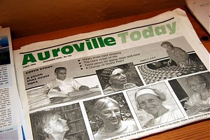 Eine Ausgabe von Auroville Today.